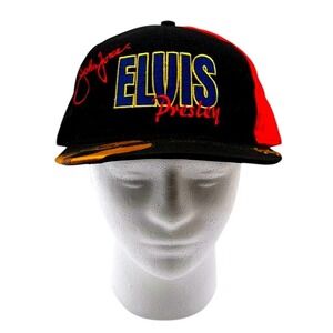 Elvis Presley John Force Castrol GTX Snapback Hat Mens Vintage NEW Signed